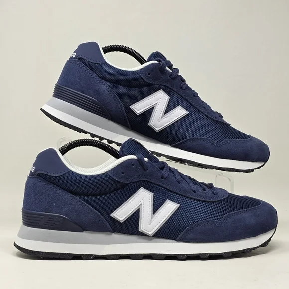 NEW BALANCE 515 Classic Sneakers Men's Size 8.5 Navy White ML515NVY New
